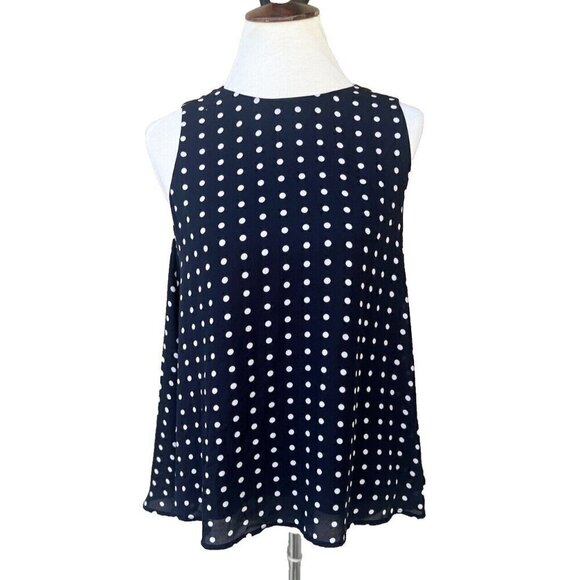 Philosophy Tops - Philosophy Apparel Womens Printed Keyhole Swing Sleeveless Blouse Size S